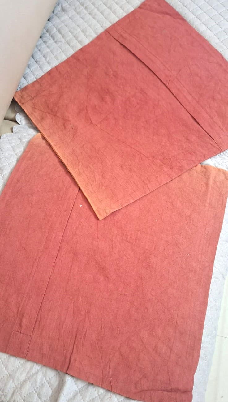 Terracotta Mandala Embroidered Cotton Cushion Cover (1 Pc) - Emenaura