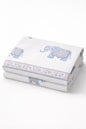 Elephant printed Percale Cotton Bedsheet - Emenaura