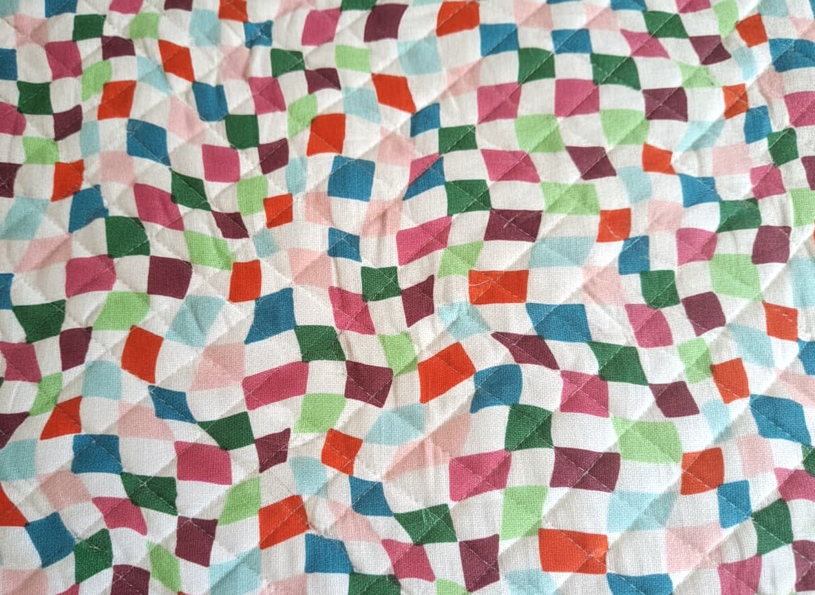 Pastel Patchwork Quilted Cotton Placemats (Set of 4) - Emenaura