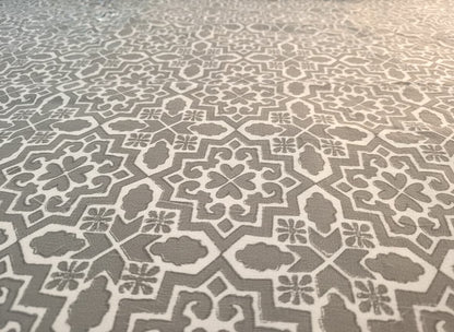 Soft Sage Floral Mulmul Cotton Bedsheet - Emenaura