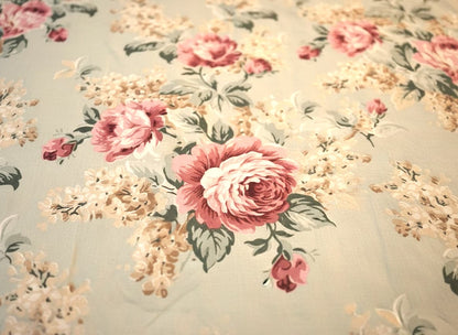 Blush Garden Cotton Bedsheet - Emenaura