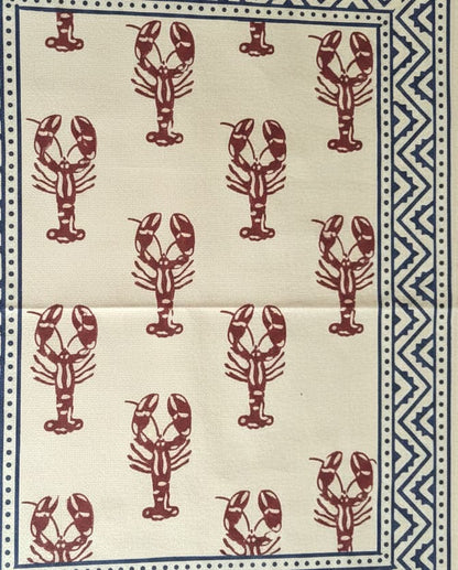 Emenaura Grand Festive Home percale bedsheet set with matching cotton placemats, elegant bedroom and dining decor.
