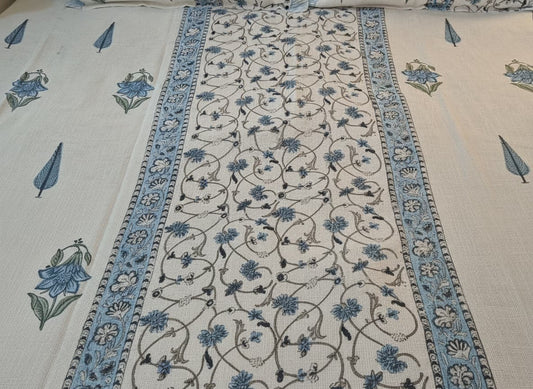 Hand Block Print TNT Bed Cover - Emenaura