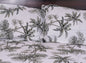 Coastal Palm Percale Weave Bedsheet - Emenaura