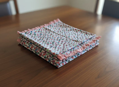 Pastel Mosaic Cotton Tablecloth - Emenaura