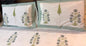Sage Green & White Floral Printed Percale Cotton Bedsheet