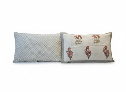 Mughal Bloom Mulmul Cotton Bedsheet - Emenaura