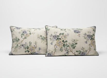 Ivory Bloom Cotton Bedsheet - Emenaura