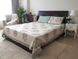 Ivory Garden Hand-Block Mulmul Cotton Bedsheet - Emenaura
