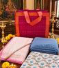 Emenaura — The Golden Edit (One Suvin Cotton Fitted Bedsheet + One Table Cloth + One Dohar + A Cute Gift)