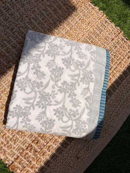 The Grand Festive Home (One Dohar + One Percale Bedsheet Set + Two Mandala Cushion Covers)